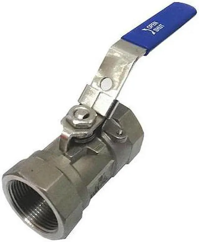 Main image of ZORO SELECT 06Q241N06038FSR 3/8" FNPT Stainless Steel Fire Safe Ball Valve