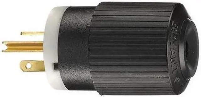 Alt view image 2 of 2 - BRYANT BRY5366NP Straight Blade Plug, 5-20P, 20 A, 125V AC, 2 Pole, Screw