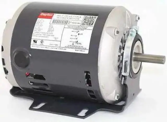 Main image of DAYTON 6K551 Split-Phase Belt Drive Motor, 1/6 HP, 48 Frame, 115V AC Voltage,