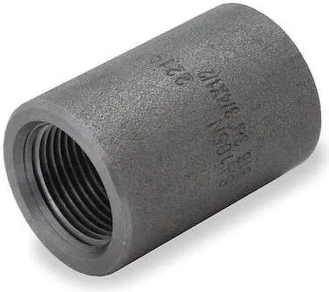 Main image of ZORO SELECT 1MNH3 Reducer Reducer, 1" x 1/2" Pipe, FNPT, Black Forged Steel,