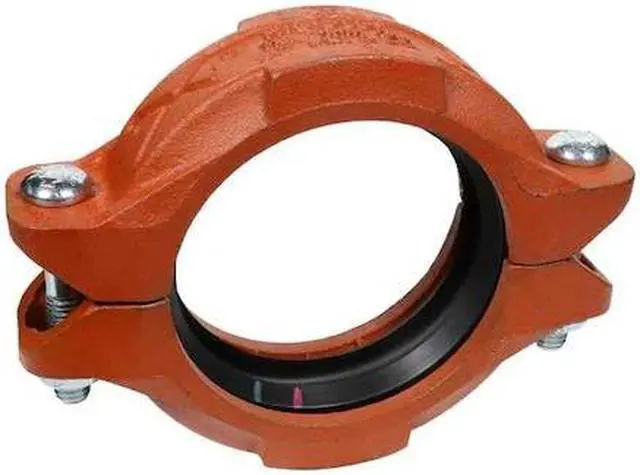Main image of ZORO SELECT 0390013522 Rigidlok(R) Coupling, 2-1/2", Iron, 750 psi