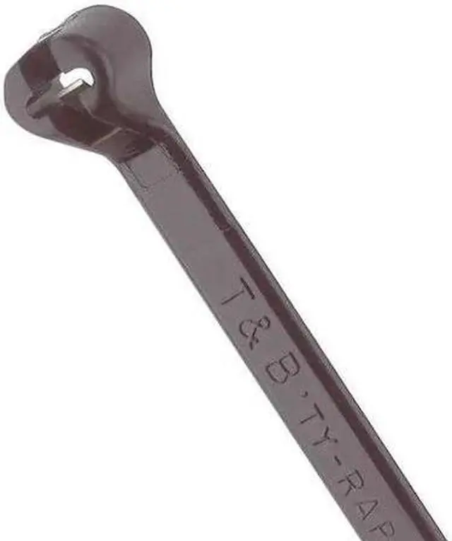 Alt view image 2 of 3 - TY-RAP TY24MX Cable Tie, 5-1/2 in L, 1-1/4 in Max Bundle Dia., Black, Nylon