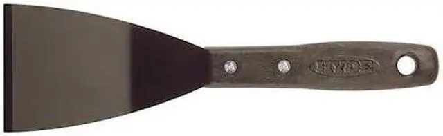 Alt view image 2 of 3 - Hyde Tools 12000 3-Inch Heavy-Duty Bent Scraper Blade Bent/Chisel Extra Heavy-Du