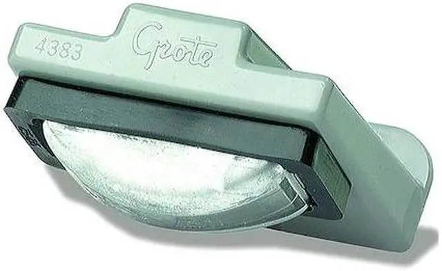 Main image of GROTE 60280 Small Rectangular License Lamp