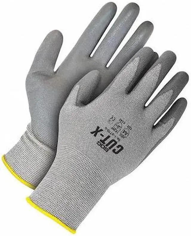 Main image of BDG 99-1-9770-11 Grey 18G Cut Resistant Seamless Knit HPPE Grey PU Palm, Size