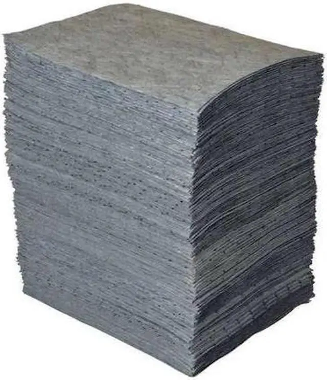 Main image of BRADY GP500 Sorbent Pad, 22 gal, 15 in x 19 in, Universal, Gray, 100 PK