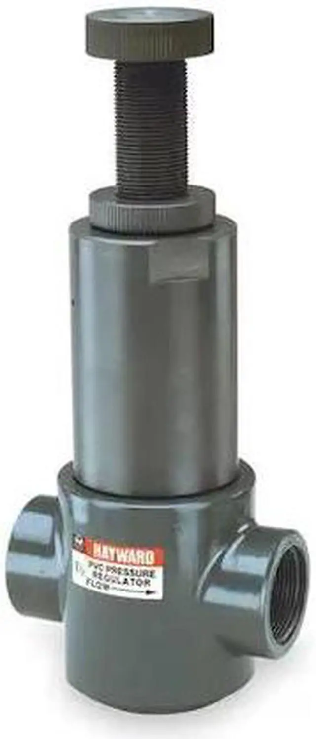 Main image of HAYWARD FLOW CONTROL PR10025T Pressure Regulator, 1/4", PVC/FPM, Threaded,