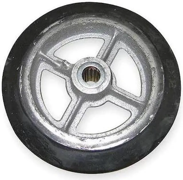 Alt view image 4 of 4 - WESCO 108839 Wheel,6 x1 1/2",Mold On Rubber