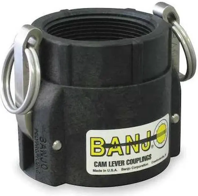 Alt view image 3 of 5 - BANJO 200D Cam & Groove Coupling, Type D, 2 in Coupling, 2 in Hose Fitting, 2