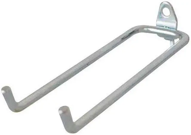 Main image of ZORO SELECT 5TPD7 Double Rod Pegboard Hook,5-3/4 In,PK10