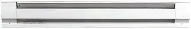 Alt view image 6 of 8 - Cadet 48 In. 1000-Watt 240-Volt Electric Baseboard Heater, White 09954
