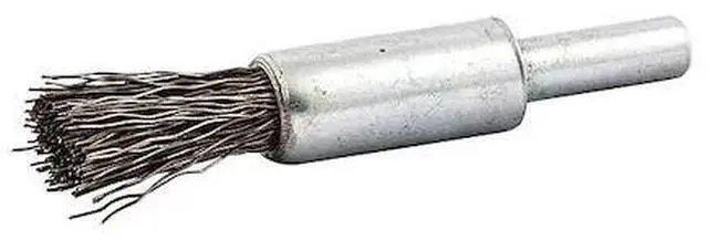 Main image of ZORO SELECT 66254443008 End Brush,Shank 1/4",Wire 0.012" dia.