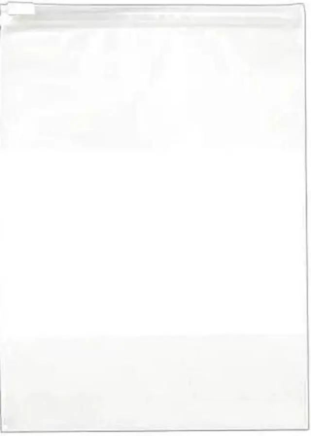 Main image of ZORO SELECT 55NK51 Reclosable Poly Bags, 9" x 12", 2.75 mil, Clear, Slide Seal,