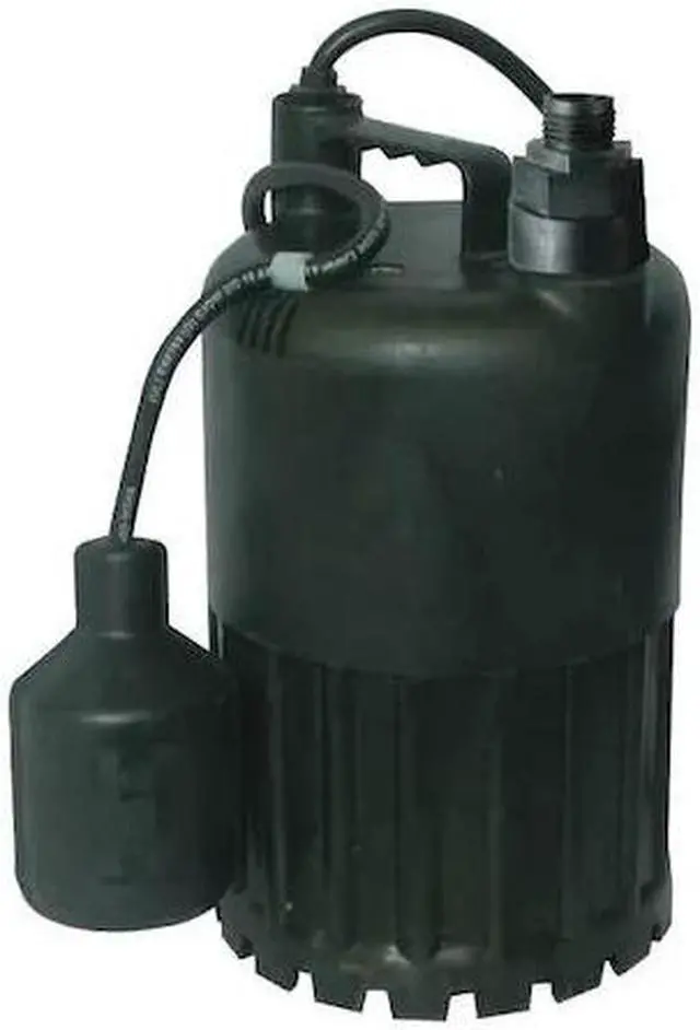 Alt view image 2 of 6 - DAYTON 3YU67 1/3 HP 1-1/4" M Submersible Sump Pump 120V AC Tether