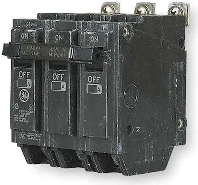 Main image of GE THQB32060 Miniature Circuit Breaker, THQB Series, 60A, 3 Pole, 240V AC, 10kA