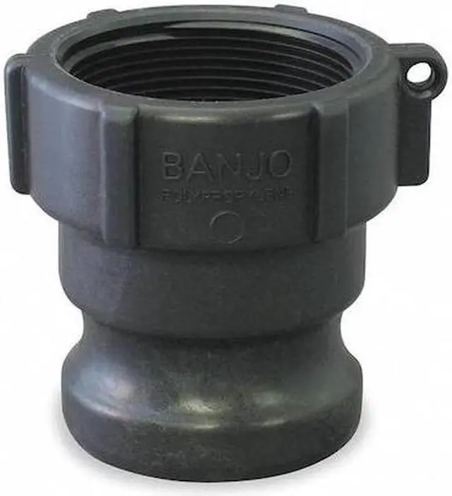 Alt view image 3 of 3 - BANJO 200A Cam & Groove Fitting, Type A, 2 in Male Adapter x 2 in FNPT, Cam