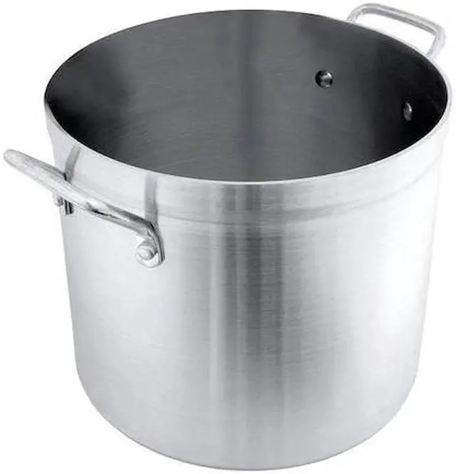 Main image of CRESTWARE HPOT60 Heavy Duty Stock Pot,60 qt,Aluminum
