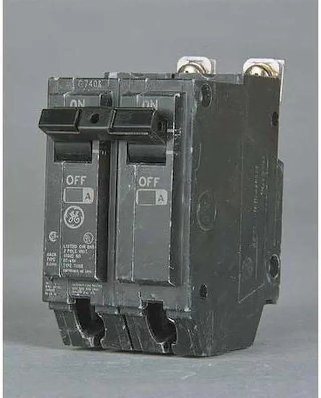 Main image of GE THQB2130 Miniature Circuit Breaker, THQB Series, 30A, 2 Pole, 120/240V AC,