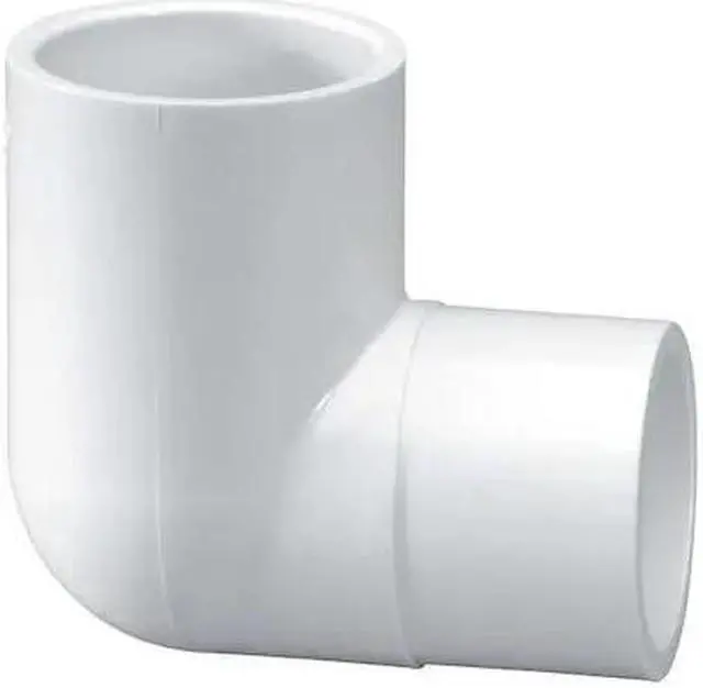 Main image of ZORO SELECT 409025 PVC Street Elbow, 90 Degrees, Spigot x Socket, 2-1/2 in Pipe