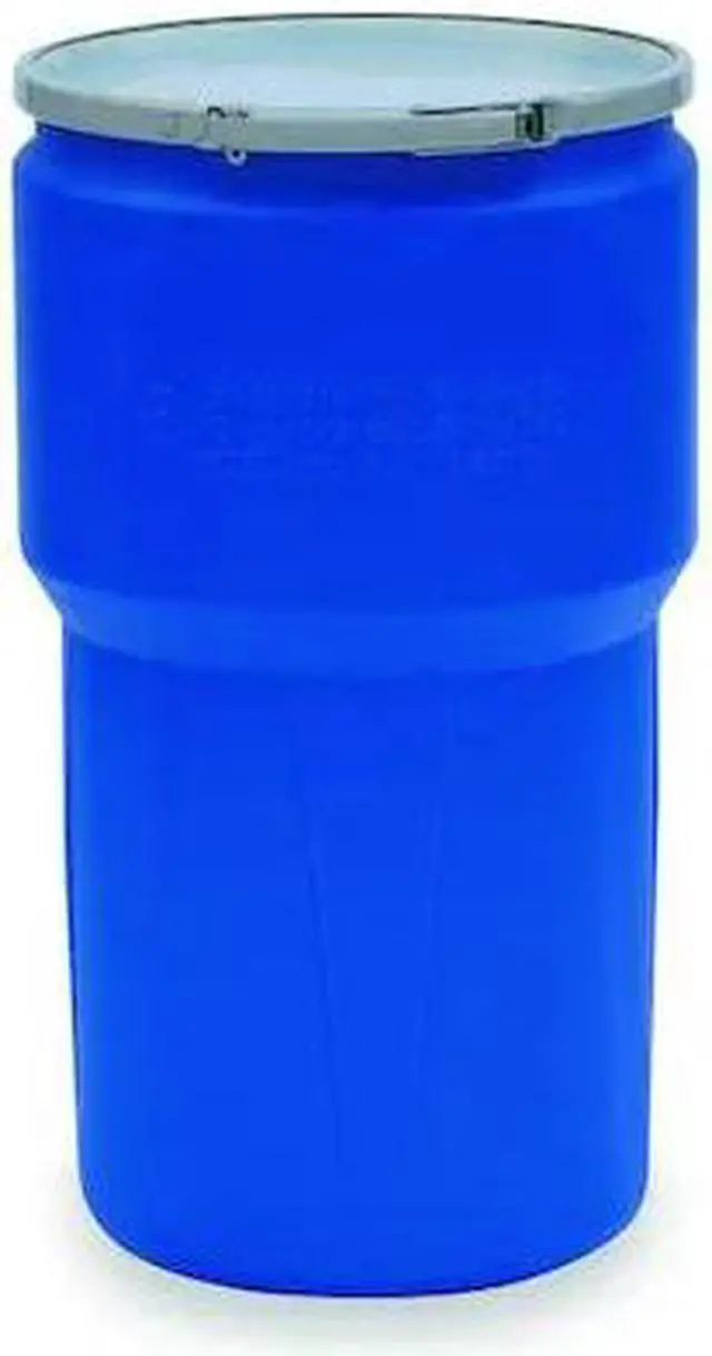 Alt view image 2 of 5 - EAGLE MFG 1610MBGF Open Head Transport Drum, Polyethylene, 14 gal, Unlined, Blue