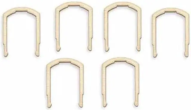Alt view image 2 of 2 - Moen 1883 Kitchen Lever Handle Retainer Clips, Chrome