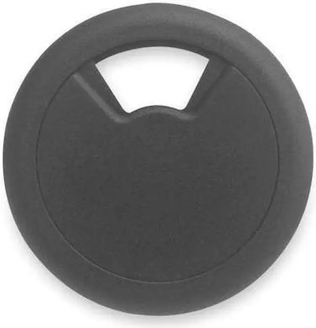 Alt view image 3 of 7 - Grommet, Desk, 2 In Dia, 1 1/8 In H, Blk