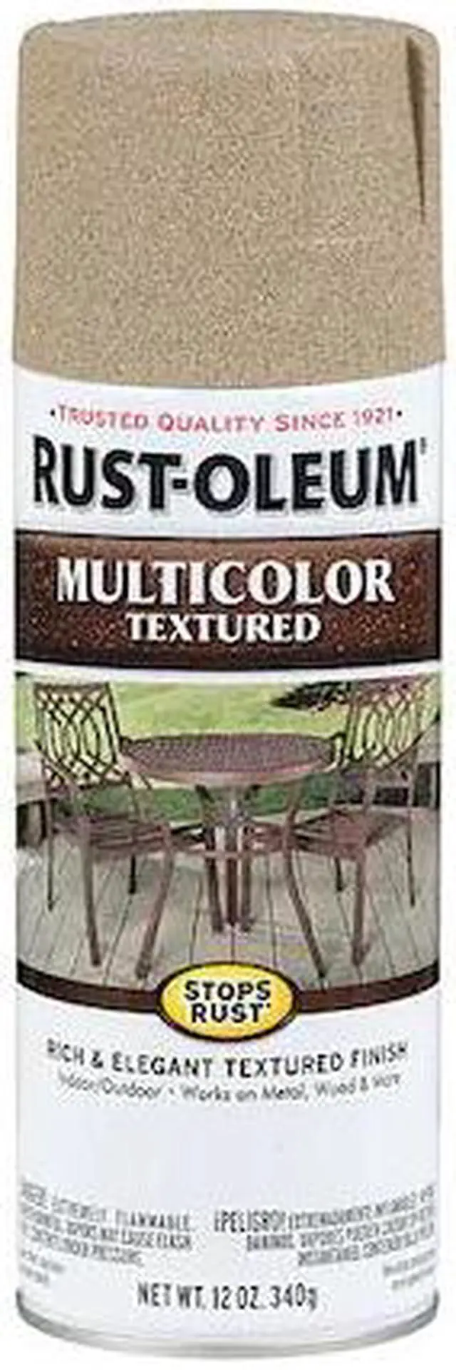 Main image of RUST-OLEUM 223524 Textured Spray Paint, Desert Bisque, Textured, Solvent, 12 Oz