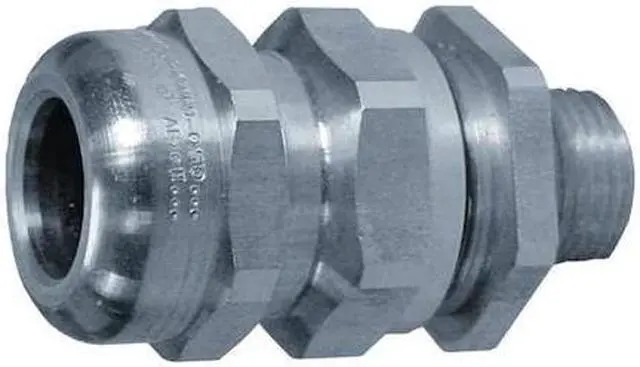 Alt view image 2 of 2 - APPLETON ELECTRIC TMC2-125137NB Cable Connector,1-1/4 in.,Straight,Gold