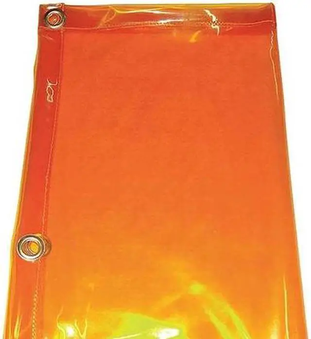 Main image of ZORO SELECT 22RN56 Welding Curtain, Transparent PVC, 6 ft. W., 4 ft. H., 13
