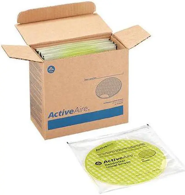 Main image of GEORGIA-PACIFIC 48275 Urinal Screen,2.8" W,Citrus,PK12