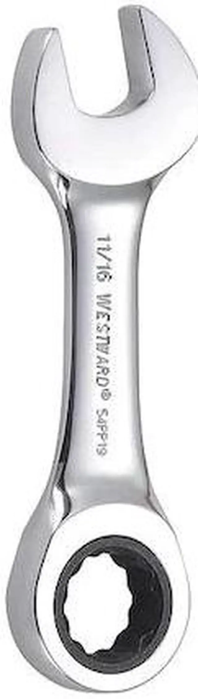 Main image of WESTWARD 54PP19 Wrench, Combination/Stubby, SAE, 11/16"