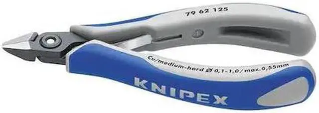 Alt view image 4 of 4 - Knipex 79-62-125 Precision Electronics Diagonal Cutters Pointed Head w/ Lead Catcher - MultiGrip