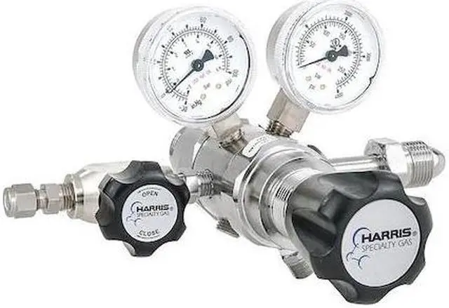 Main image of HARRIS KH1098 High Purity Gas Regulator, Argon, Helium, Nitrogen, Two Stage,
