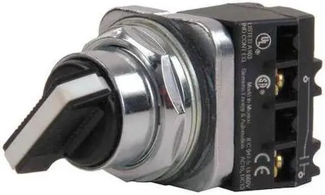 Main image of SIEMENS 52SA2ACBK1 Non-Illum Selector Switch, Cam A,2P,30mm