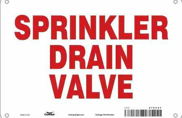 Main image of CONDOR 470C47 Safety Sign,10" W,7" H,0.032" Thickness