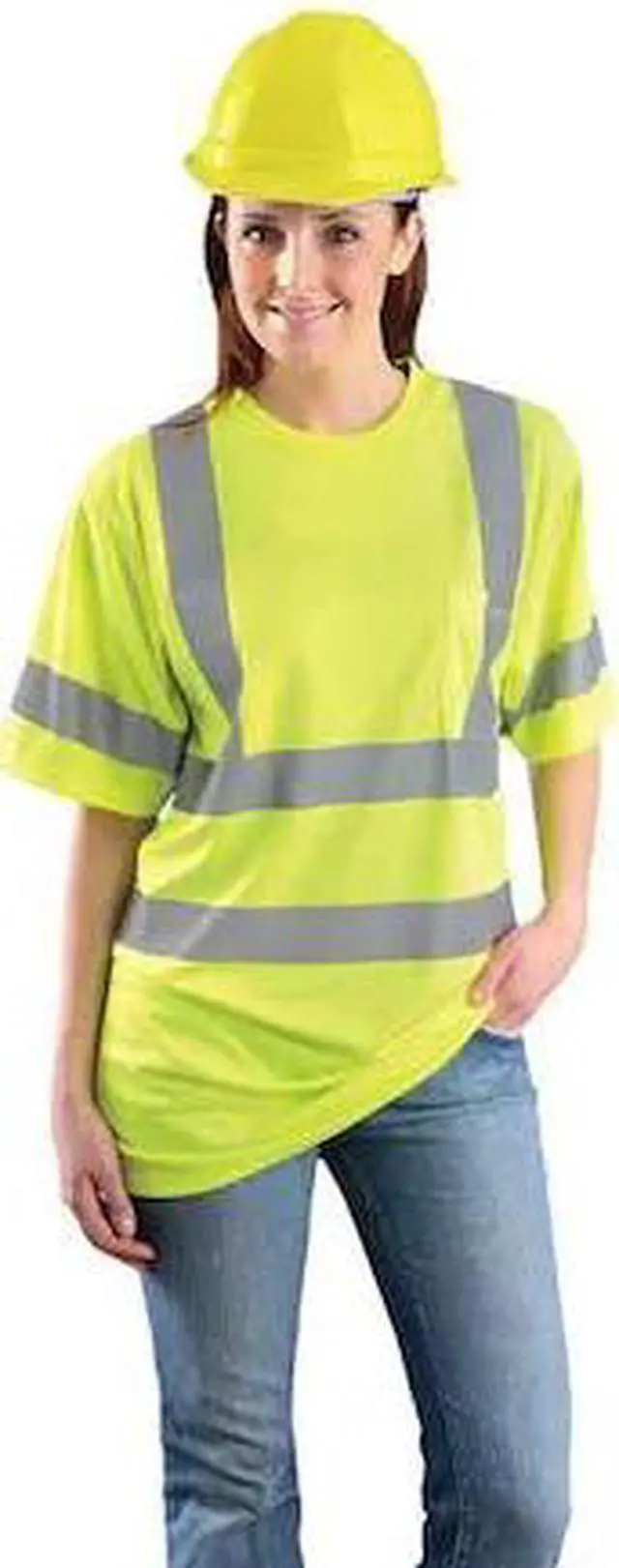 Alt view image 2 of 3 - OCCUNOMIX LUX-SSETP3B-YXL T-Shirt, 3, R, Polyester, Yellow, XL