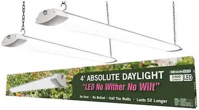 Main image of MIRACLE LED 602133 Industrial 4 ft LED Grow Light Hydroponic Full Spectrum