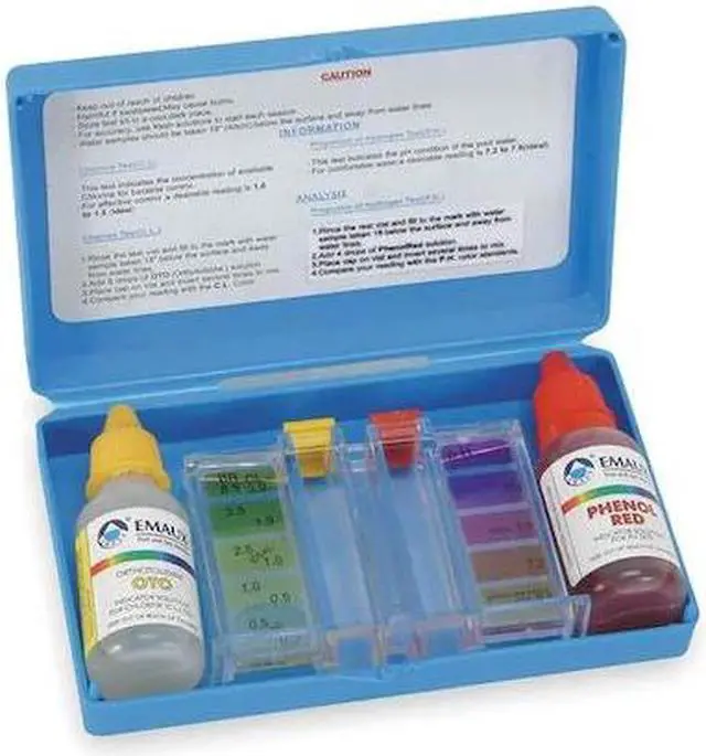 Main image of ZORO SELECT 2ZTV9 Water Analysis Kit, For PH and Chlorine