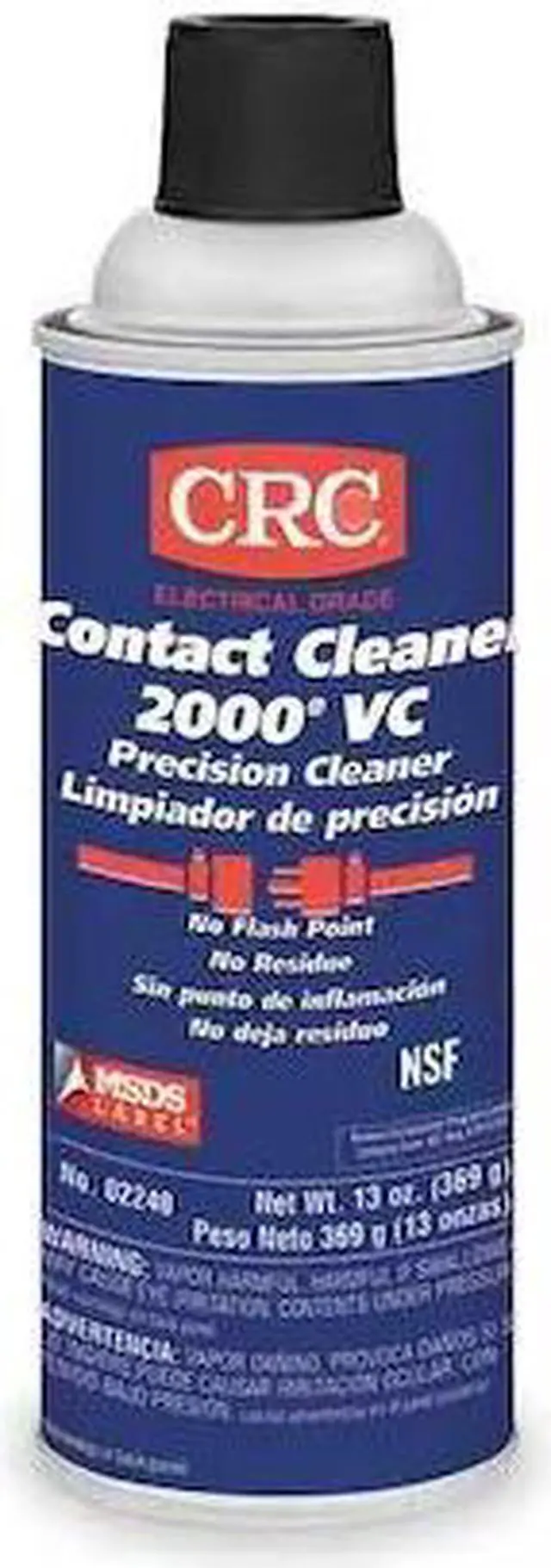 Alt view image 2 of 3 - CRC 02240 Contact Cleaner, Aerosol Spray Can, 13 oz, Liquid