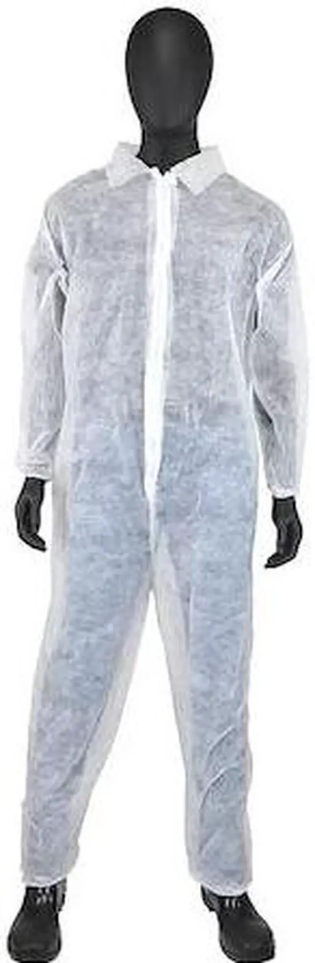 Alt view image 2 of 2 - WEST CHESTER PROTECTIVE GEAR 3502/XXL Coverall, 2XL, White, polypropylene,