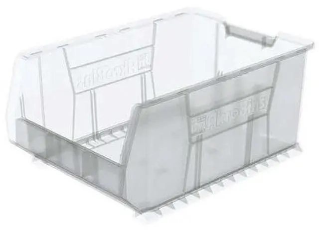 Alt view image 2 of 2 - AKRO-MILS 30288SCLAR Storage Bin, Plastic, Clear, 11 in H, 16 1/2 in W, 23 7/8