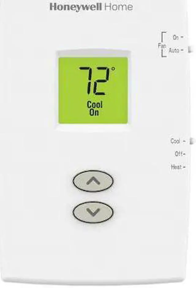 Alt view image 5 of 7 - Honeywell TH1110DV1009/U - PRO 1000 Vertical Non-Programmable Thermostat 1 Heat/1 Cool
