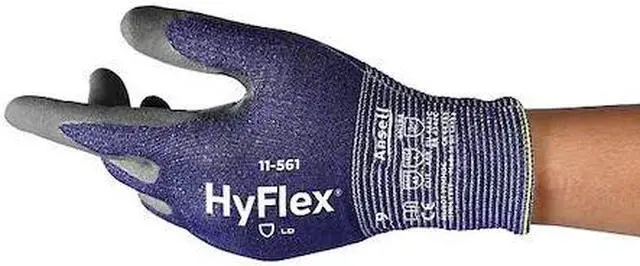 Main image of ANSELL 11-561 Hyflex Cut-Resistant Gloves, A3 Cut, Nitrile, Intercept Knit,