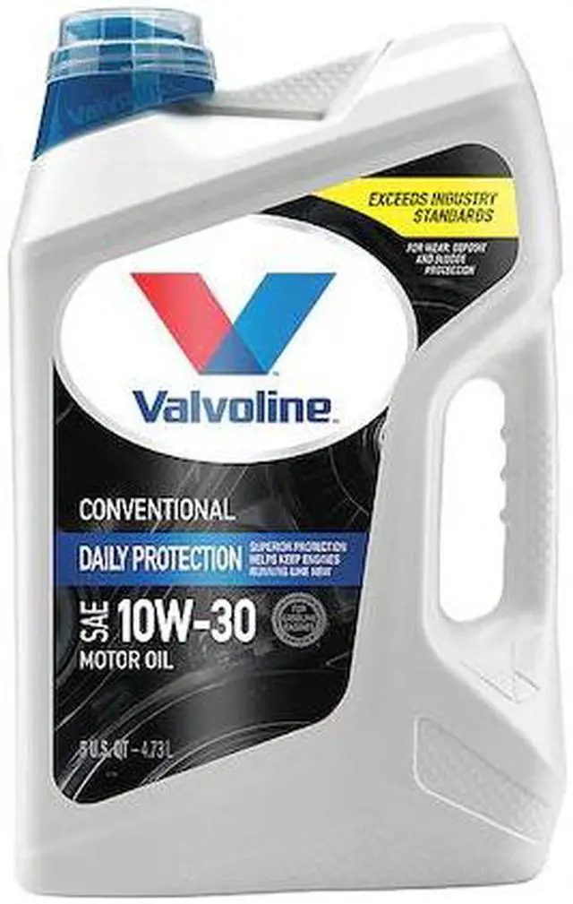 Alt view image 2 of 2 - Valvoline Daily Protection SAE 10W-30 Motor Oil 5 QT, Package May Vary (Packaging May Vary)