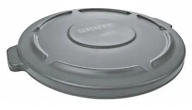 Main image of RUBBERMAID FG263100GRAY Brute Round Gray Trash Can Top