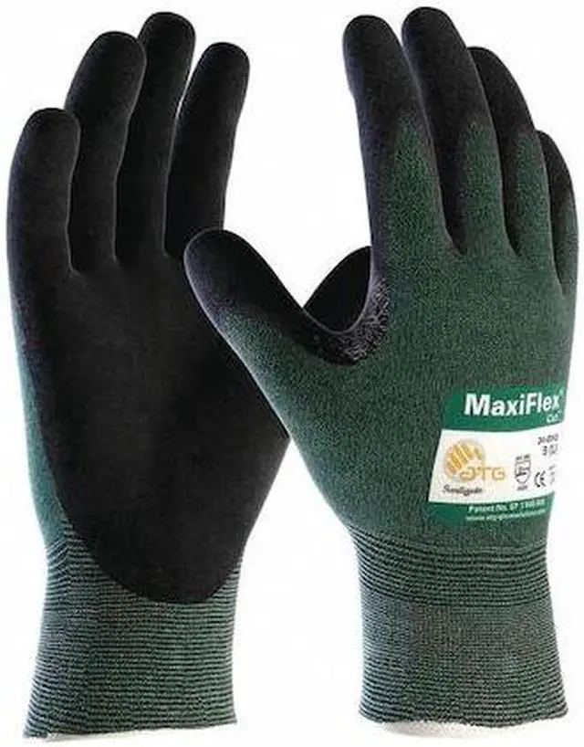 Alt view image 2 of 2 - PACIFIC HELMETS 34-8743/S Cut Resistant Coated Gloves, A2 Cut Level, Nitrile,