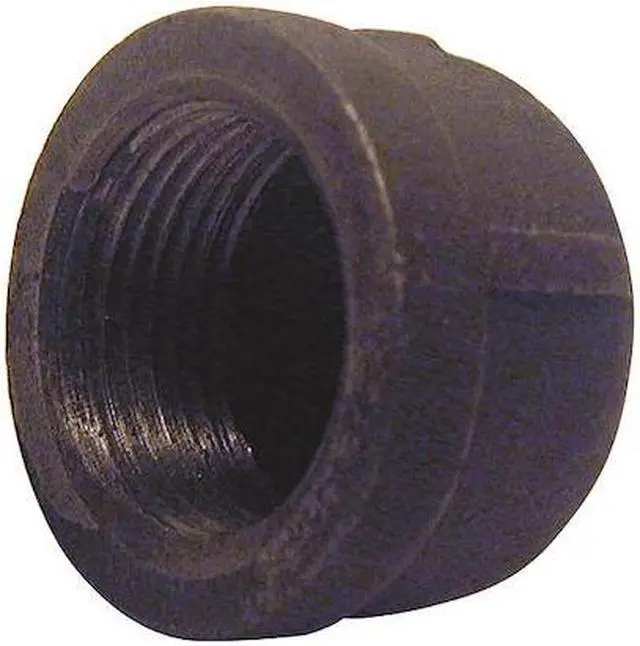 Main image of ZORO SELECT 5P536 Cap Cap, 1" Pipe, FNPT, Malleable Iron, 150