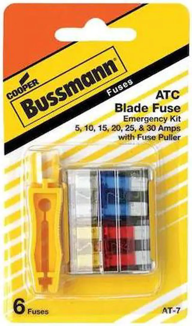 Alt view image 2 of 5 - EATON BUSSMANN BP/ATC-AH8-RPP Blade Fuse Kit,6,ATC,Automotive Fuse Kit