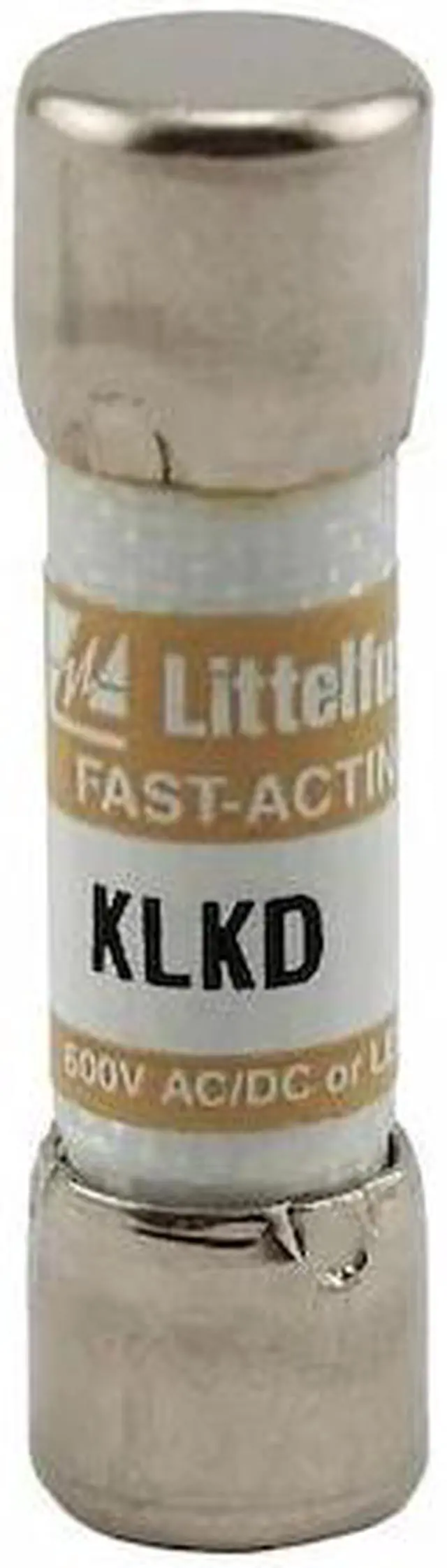 Main image of klkd001 littelfuse 1 amp klkd 600v fuse fast acting klkd1 1a
