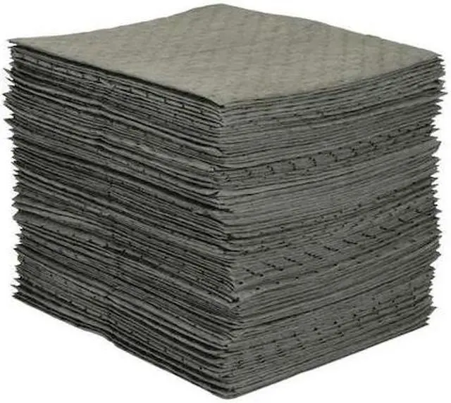 Alt view image 2 of 7 - BRADY SPC ABSORBENTS MRO100 Absorbent Pad, Absorbs 26 gal. Universal, PK 100